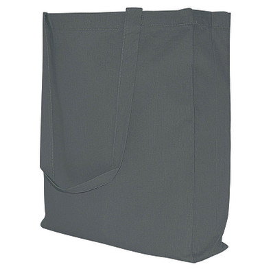 Baumwoll-Shopper Einkaufstasche, stahlgrau