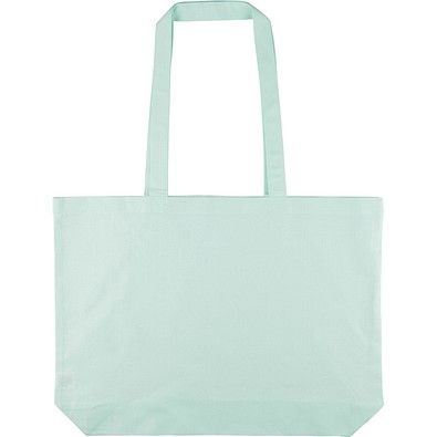 Baumwolle (140 g/m²) Einkaufstasche Tarin, Pastellgrün