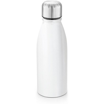 BEANE. 500 ml Aluminium-Sportflasche, Weiß