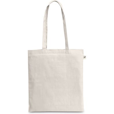 BEJA. Tasche aus 100 % recycelter Baumwolle (180 g/m²), Naturhell