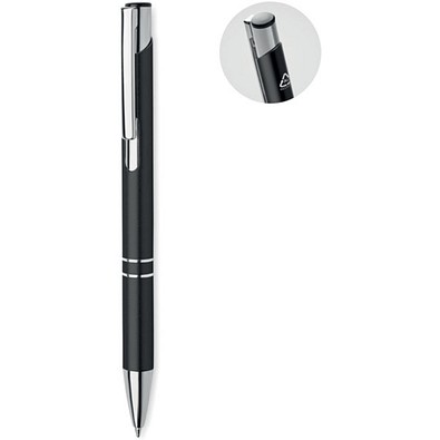 Druckkugelschreiber Reluxe, blaue Mine, schwarz