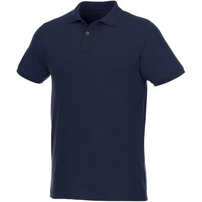 ELEVATE Herren Kurzarm Poloshirt Beryl aus Bio-Recyclingmaterial, dunkelblau, M