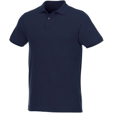 ELEVATE Herren Kurzarm Poloshirt Beryl aus Bio-Recyclingmaterial, dunkelblau, XL