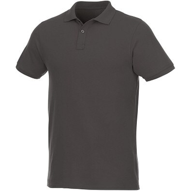 ELEVATE Herren Kurzarm Poloshirt Beryl aus Bio-Recyclingmaterial, grau, XL
