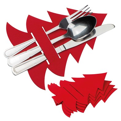 Besteckunterlagenset Duffel,rot