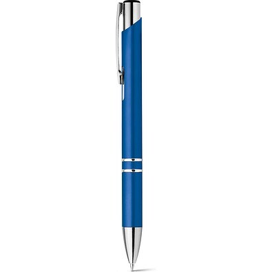 BETA PLASTIC. Kugelschreiber aus ABS mit Metallclip, Blau