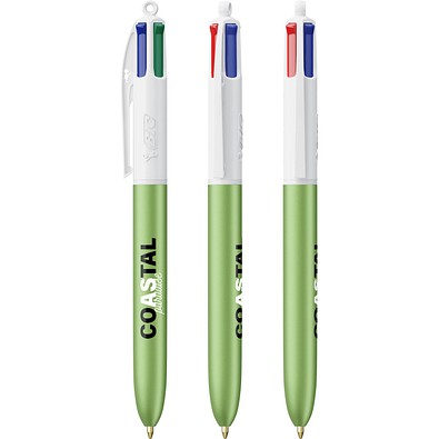 BIC® 4 Colours® Glacé Grün Glasiert / Weiß