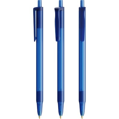 BIC® Clic Stic Kugelschreiber Gefrostetes Dunkelblau Blaue Tinte