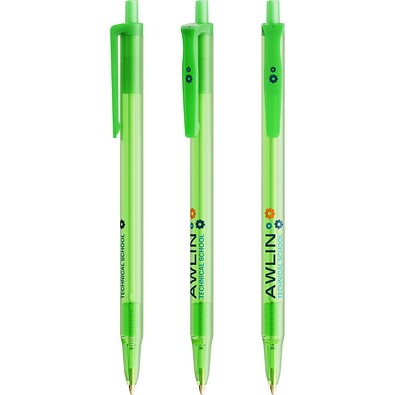 BIC® Clic Stic Kugelschreiber Gefrostetes Grün Blaue Tinte