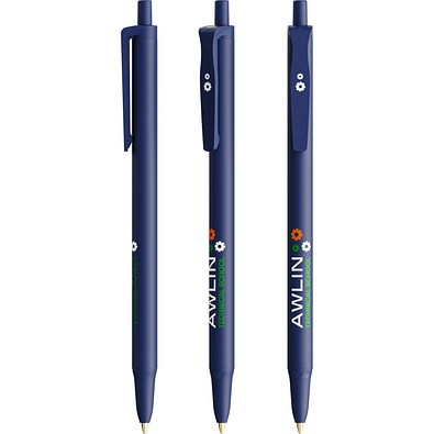 BIC® Clic Stic Kugelschreiber Marineblau Blaue Tinte