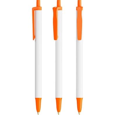 BIC® Clic Stic Kugelschreiber Orange Blaue Tinte