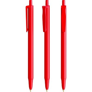 BIC® Clic Stic Kugelschreiber Rot Blaue Tinte