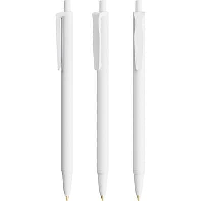 BIC® Clic Stic Kugelschreiber Weiß Blaue Tinte