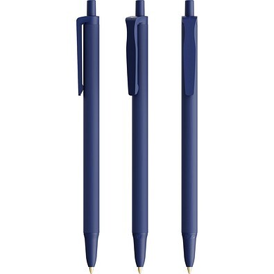 BIC® Clic Stic Softfeel Kugelschreiber Marineblau Blaue Tinte