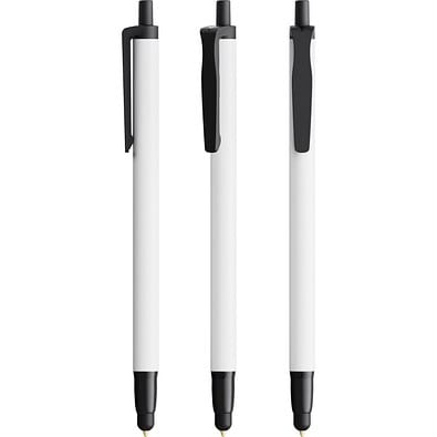 BIC® Clic Stic Stylus Ecolutions® Kugelschreiber Schwarz Recycelt Blaue Tinte
