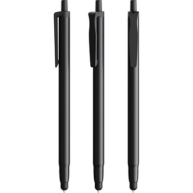 BIC® Clic Stic Stylus Kugelschreiber Schwarz Blaue Tinte