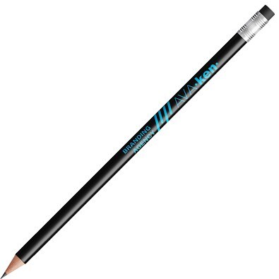 BIC® Evolution®  Radiergummi-Bleistift gespitzt, schwarz/silber/schwarz