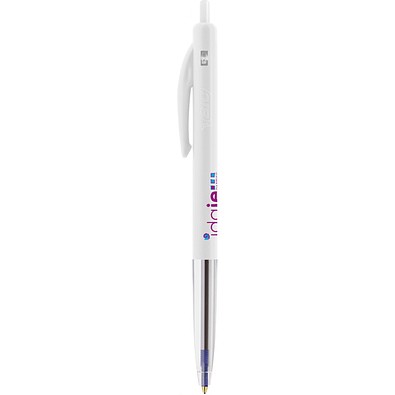 BIC® M10® Clic Kugelschreiber Weiß Blaue Tinte