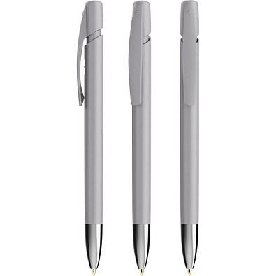 BIC® Media Clic Advance ballpen Grau Blaue Tinte