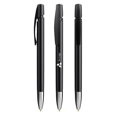 BIC® Media Clic Advance Kugelschreiber mit Metallspitze schwarz, blaue Mine