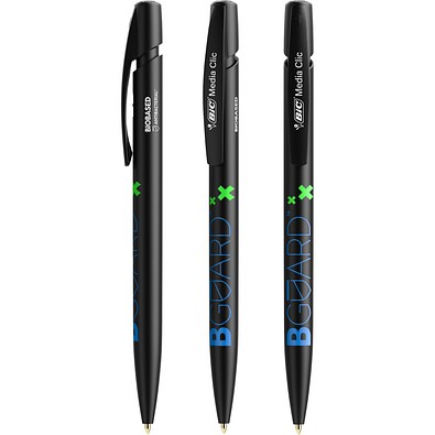 BIC® Media Clic BIO Based BGUARD™ Antibakterieller Kugelschreiber Schwarz Blaue Tinte