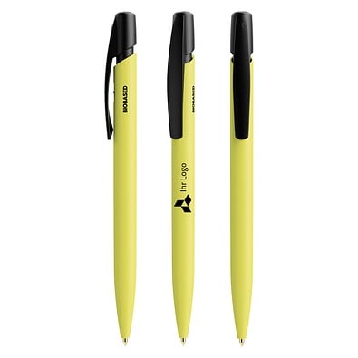 BIC® Media Clic Kugelschreiber gelb, blaue Mine