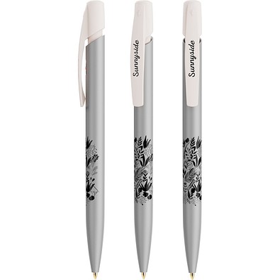 BIC® Media Clic Glacé Silberglasur Blaue Tinte