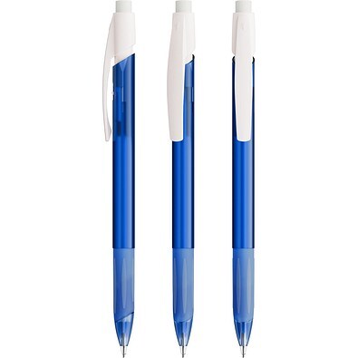 BIC® Media Clic Grip Druckbleistift Gefrostetes Dunkelblau/Gefrostetes Weiß