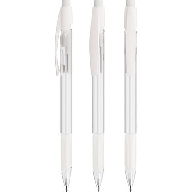 BIC® Media Clic Grip Druckbleistift Gefrostetes Weiß/Gefrostetes Weiß