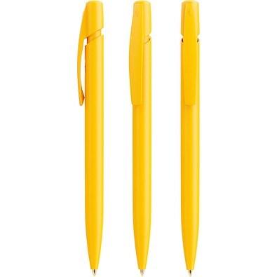 BIC® Media Clic Kugelschreiber gelb, blaue Mine