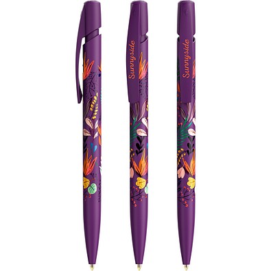 BIC® Media Clic Kugelschreiber Lila Blaue Tinte