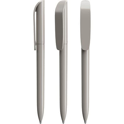 BIC® Super Clip ballpen Grau Blaue Tinte