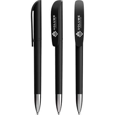 BIC® Super Clip Soft Advance Weiches Schwarz Schwarz Tinte