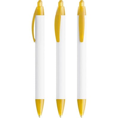 BIC® Wide Body Ecolutions® ballpen Gefrostetes Gelb Blaue Tinte