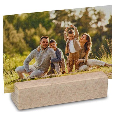 Bildhalter aus Holz, Weihnachten, 1-seit. Druck