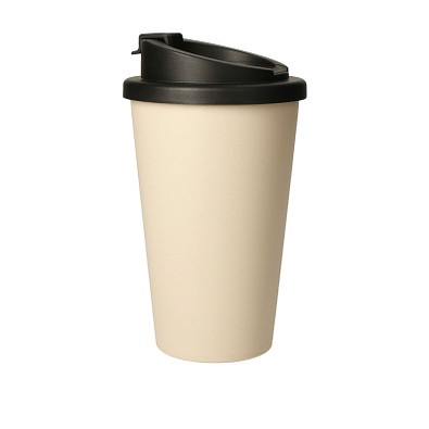 Bio-Kaffeebecher Premium Deluxe, aprikose