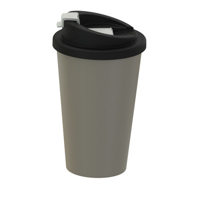 Bio-Kaffeebecher Premium Deluxe, 350 ml, haselnuss