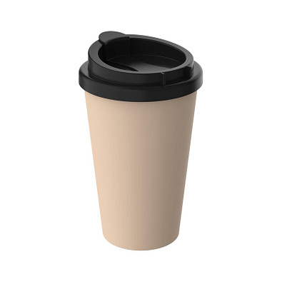 Bio-Kaffeebecher PremiumPlus, 350 ml, aprikose