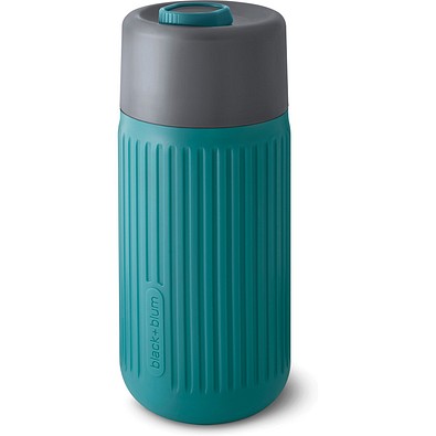 Black+Blum Glas-Reisebecher 340ml, turkis