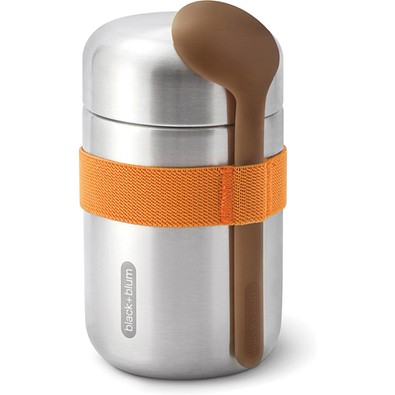 Black+Blum Food Flask 400ml, orange