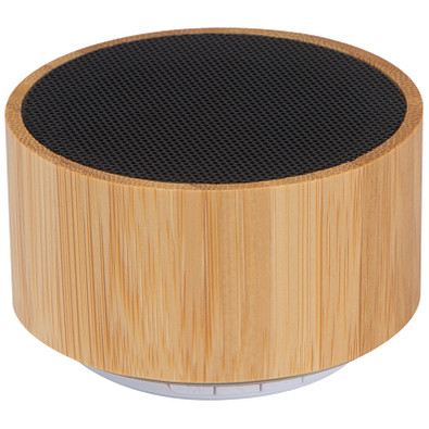 Bluetooth Lautsprecher mit Bambusummantelung, hellbraun