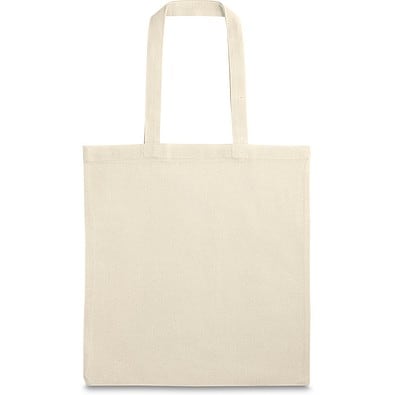BONDI. Tragetasche aus 100% Baumwolle (140 g/m²), Naturhell