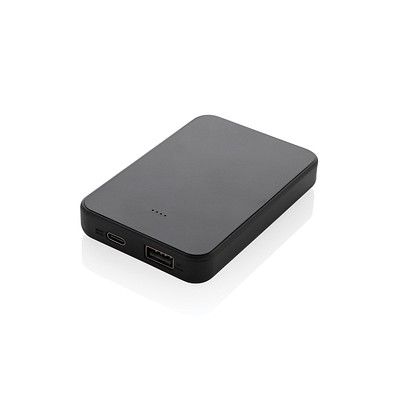Boostcore 5.000mAh Powerbank aus RCS rec. Kunststoff, schwarz
