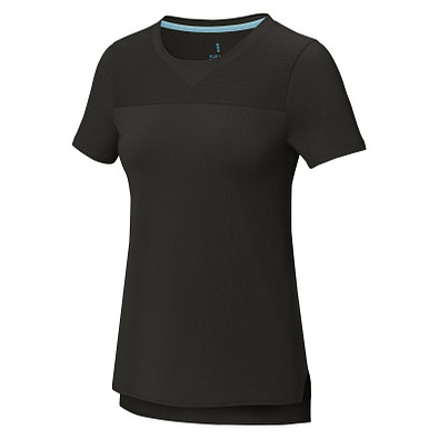 Borax Cool Fit T-Shirt aus recyceltem  GRS Material für Damen, schwarz, L