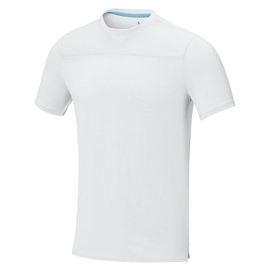 Borax Cool Fit T-Shirt aus recyceltem  GRS Material für Herren, weiss, 3XL