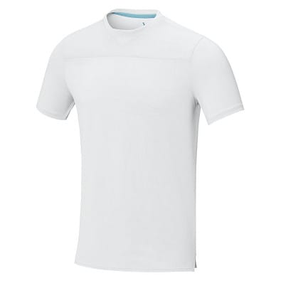 Borax Cool Fit T-Shirt aus recyceltem  GRS Material für Herren, weiss, M