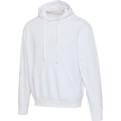 Boris Oversize Kapuzenpullover aus recycelter 280 g/m2 Bio Baumwolle (OCS), unisex, weiss, L