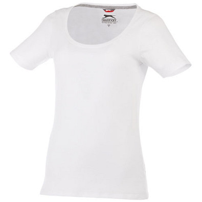 Slazenger™ Damen T-Shirt Bosey mit weitem Rundhalsausschnitt, weiß, XXL Slazenger™ Damen T-Shirt Bosey mit weitem Rundhalsausschnitt, weiß, XXL