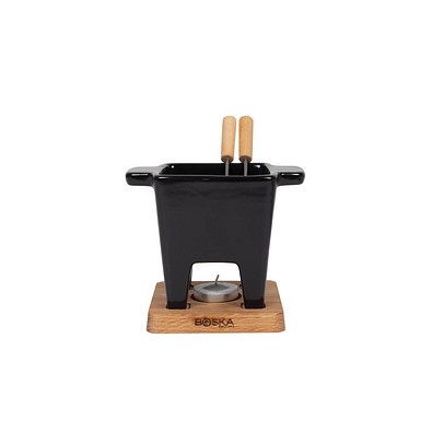 BOSKA Tapas Fondue Nero, 300 ml, schwarz, braun
