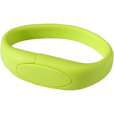 Bracelet USB-Stick, apfelgrün, 8GB